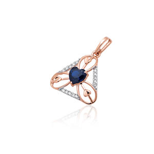 Colgante de Diamante Natural de 0.09 Quilates, Color H-I, Corte Brillante Redondo, Claridad VS-SI, Diamante Extraído de la Tierra, Collar con Colgante para Mujer - Product Image 3