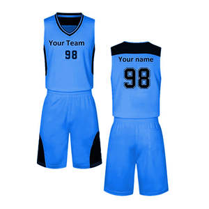 Uniformes de baloncesto al por mayor sin mangas, pantalones cortos transpirables de verano con el último diseño de bordado. - Product Image 6