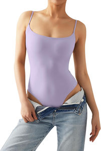 Traje de Baño Enterizo a Cuadros para Mujer, Estilo Deportivo, Tallas Grandes, Ropa de Playa, con Estampado Frontal de Alta Visibilidad - Product Image 2