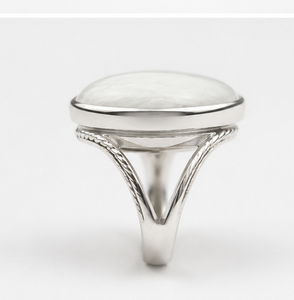 White Selenite site <b>Ring</b> Wholesale Lot Price Natural Gemstone Birthstone may Jewelry <b>Rings</b> for Women <b>Dainty</b> <b>Rings</b> Handmade - Product Image 3