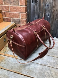 กระเป๋าเดินทางหนังแท้สุดหรู ทำมือ น้ำหนักเบา พกพาสะดวก สไตล์วินเทจ ขนาดใหญ่ จุของได้เยอะ เหมาะสำหรับอินฟลูเอนเซอร์ - Product Image 2