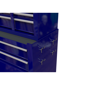 BLUE 8-Drawer <b>Rolling</b> <b>Tool</b> Chest with Wheels High Capacity <b>Tool</b> Storage Cabinet - Product Image 2