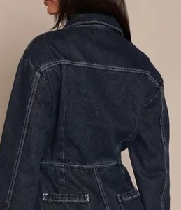 <b>Women's</b> Denim <b>Utility</b> <b>Jumpsuit</b> Multi Pocket Jean One Piece Casual Workwear Wholesale Factory <b>Jumpsuit</b> Playsuit Overalls shorts - Product Image 2