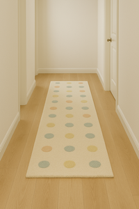 Tapis moderne de style géométrique, tufté à la main, en laine blanche, adapté aux animaux domestiques, antidérapant, pour salon, chambre, pique-nique, décoration intérieure, cadeau - Product Image 1