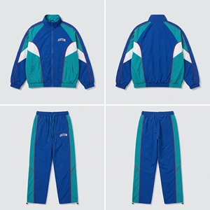 Men's Windbreaker Tracksuit Set Black <b>Purple</b> Turquoise - Low MOQ Wholesale OEM Manufacturer B2B Sportswear - Product Image 5
