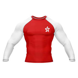 Custom Short <b>Sleeve</b> Men's MMA Rash Guard-Breathable Comfortable Custom Logo OEM Service High Quality Custom Color & Material - Product Image 1