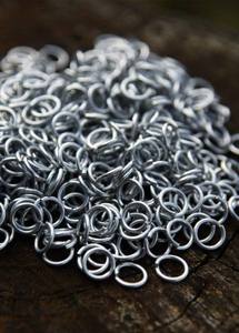 Anillos de malla de acero dulce de alta calidad para la fabricación de armaduras de malla, recreación medieval, disfraces de Halloween y Navidad - Product Image 5