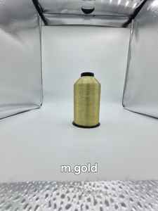 Fil Zari Métallique Argenté Haute Ténacité SHREE VIDHATA JARI 110D 5900 Mètres pour l'Industrie Textile, Fil Doré Texturé pour Broderie - Product Image 3