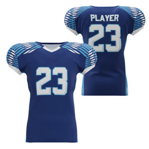 Maillot de football respirant à manches courtes pour équipe, unisexe, couleur personnalisable, 100 % polyester, pour entraînement sportif - Product Image 5