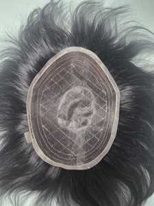 Prothèse capillaire en cheveux naturels indiens Remy, mono-soudée, entièrement en dentelle, ondulée, Taz Hair BD Bangladesh - Product Image 4