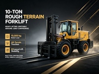 Chariot élévateur tout-terrain diesel de 10 tonnes homologué CASDE