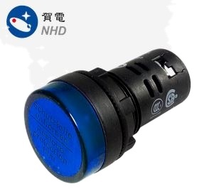 โคมไฟนำร่อง LED 22มม. ไฟแสดงสถานะตัวพลาสติกทนทานไฟ AC/DC24V ใช้งานได้กับอุปกรณ์ต่างๆ - Product Image 5