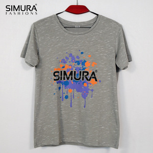 T-shirt pour homme en coton et polyester, coupe décontractée, manches courtes, design vierge personnalisé, couleur personnalisée, service OEM, prix de gros - Product Image 6