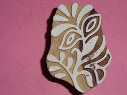 แสตมป์ไม้เฮนน่าทำมือทันสมัยจากมณฑลมัธยาปัฎษฐ์ แกะสลักลึก เป็นมิตรกับสิ่งแวดล้อม ใช้งานสะดวก มีหลายขนาด - Product Image 2