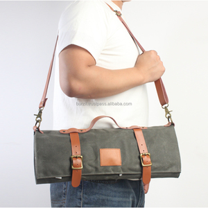 Bolsas de cuchillos de lona para deshuesar cocina potable personalizadas, juego de cuchillos para barbacoa, herramientas culinarias, bolsa enrollable de cuchillos para chefs, - Product Image 6