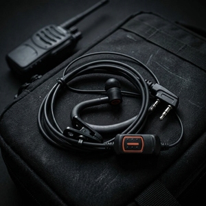 Auriculares con Cable Tipo K con Micrófono y Botón PTT para Walkie-Talkie, Auriculares Intrauditivos para <span class=keywords><strong>Intercomunicador</strong></span> Múltiple de Uso Global - Product Image 2