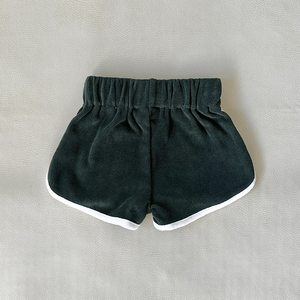 Shorts de Mezclilla Personalizados de Cintura Alta con Ribete Negro, Verde y Blanco, Transpirables, Ecológicos, Impermeables, Casuales, Deportivos, para Verano - Product Image 3