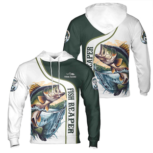 เสื้อฮู้ดดี้ตกปลาแบบยูนิเซ็กซ์สั่งทำพิเศษ ไซส์ S-5XL ผ้าฝ้ายผสมโพลีเอสเตอร์คุณภาพสูง ขนฟลีซ รุ่นมาใหม่ปี 2026 เสื้อฮู้ดดี้ลายเมสันสำหรับผู้ชาย - Product Image 5