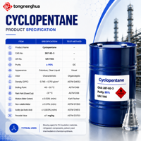 Cyclopentane 95% CAS 287-92-3 Agent de gonflage pour mousse PU pour panneaux sandwich de chambre froide ODP Zéro Fourniture en vrac