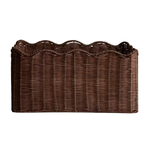Panier de rangement en rotin festonné, vente en gros directe usine Vietnam, plateau de service écologique pour décoration de table, organisateur en rotin de qualité supérieure - Product Image 2