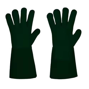 Gants de sécurité industriels robustes en cuir pleine fleur anti-coupure de haute qualité pour soudage TIG, lisses - Product Image 2