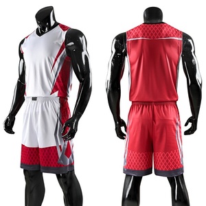 High Quality 100% Polyester Fast Drying Solid Colour Sleeveless Basketball Uniform Breathable Loose Sweat-Absorbent Sports <b>Suit</b> - Product Image 2