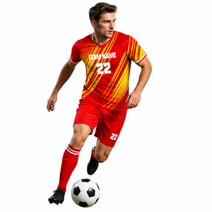 Uniforme de Fútbol Personalizado OEM 2026, Nuevo, Venta al Por Mayor, Secado Rápido, con Logotipo, Nombre y Número Impresos, Transpirable - Product Image 4