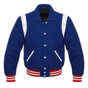 Chaqueta Varsity de Alto Rendimiento para Hombre, Logotipo Personalizado, 100% Lana, Transpirable, Resistente al Viento, Manga Larga, Color Personalizado, Ropa de Invierno - Product Image 5