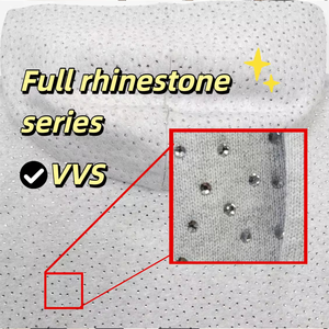 Sudaderas con capucha de algodón vaquero de calidad para hombre, con estampado de araña de diamantes de imitación, ropa de invierno de peso pesado, productos de fabricantes disponibles al instante. - Product Image 6