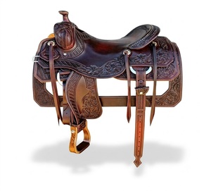 Selle de course anglaise artisanale en cuir véritable BS International NA94, durable et robuste, avec arceau en bois et quincaillerie SUS304 - Product Image 4