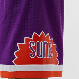 2026 Men's Mid Waist Breathable Eco-Friendly Quick-Drying 5 Inch Inseam Drawstring Basketball Mesh Shorts - Product Image 4