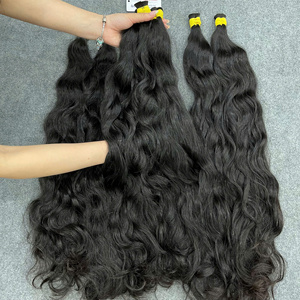 Perruque en cheveux humains couleur naturelle, prête à être expédiée, lisse et ondulée naturelle – Meilleures ventes - Product Image 2