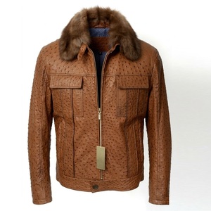 Chaqueta de cuero genuino con estampado en relieve para hombre, chaqueta bomber negra de lujo, chaqueta de cuero de moda, chaqueta de cuero estilo bomber para carreras. - Product Image 1