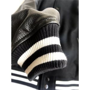 Vestes universitaires d'hiver pour hommes les plus vendues, haute qualité, sur mesure, longueur standard, en tissu de laine, style urbain, broderie sur le devant - Product Image 5