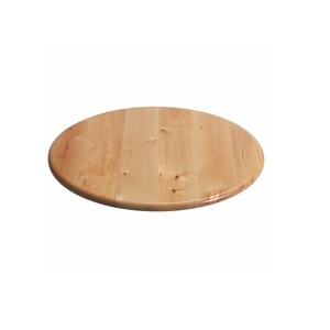 Tabla de cortar de madera natural rústica hecha a mano, tabla de picar sólida, tabla de servir para cocina con asa para preparación y servir alimentos - Product Image 3