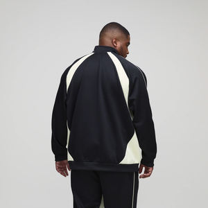 Chándal para hombre con diseño de bloques de color y material transpirable, con pantalones de diseño moderno para compradores mayoristas de ropa casual. - Product Image 5