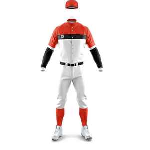 Men's Baseball Uniform Set White Gold Black Sublimated Jersey <b>Pants</b> Custom Name Number 10 Breathable All Seasons - Product Image 3