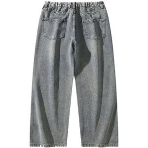 Jeans en denim pour hommes, coupe slim droite, décontractés et respirants, nouvelle collection été-automne, vente directe usine - Product Image 6