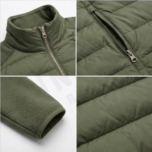 Chaqueta de Invierno Personalizada de Alta Calidad al por Mayor para Hombre, Estilo Motociclista, Bolsillos de Lona Delanteros, Relleno de Poliéster con Impresión OEM - Product Image 4