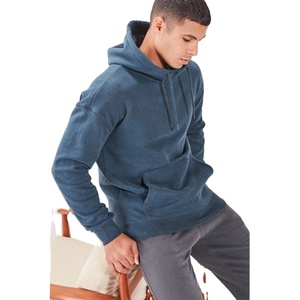 Sweat à capuche épais uni de haute qualité unisexe Logo personnalisé grande taille sweat à capuche pour homme - Product Image 3