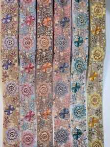 Fournisseur indien de dentelle brodée de nouvelle conception pour robe - Product Image 2