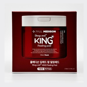 โทนเนอร์ฟื้นฟูผิว Skin Signal Rebirth โทนเนอร์แผ่น Polmedison Deep Red King Peeling Pad 70 แผ่น - Product Image 6