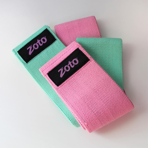 Anti Slip Fabric Hip <b>Circle</b> Bands for Fitness Workout Heavy Duty Elastic Thigh Loop Resistance Bands Wholesale Manufacturer - Product Image 3
