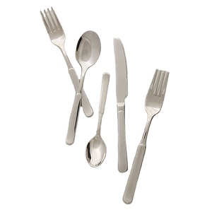 Cuillère Fourchette Couteau Vaisselle Argenterie Couverts Ensemble Cadeau De Mariage Avec Plat Long Nouveau Élégant Argent Plaqué - Product Image 1
