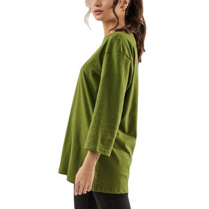 Camiseta de Manga Larga para Mujer, Estilo Urbano, de Alta Calidad, Talla Personalizada, Logotipo Bordado, 100% Algodón, Secado Rápido, Antiarrugas - Product Image 6