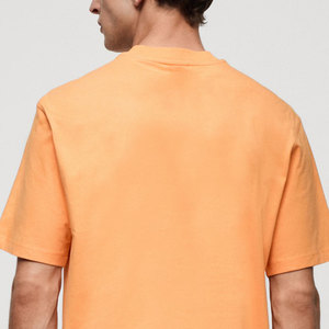 Camisetas de Hombre de Color Sólido Estilo Urbano, Camisetas de Algodón Lisas Personalizadas con Empaque Personalizado - Product Image 4