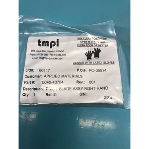 AMAT 0040-43704 ชุดใบมีดแบบหมุนได้ด้านขวา, 159950 - อุปกรณ์และอะไหล่เซมิคอนดักเตอร์ระดับโลกที่เชื่อถือได้ - Product Image 3