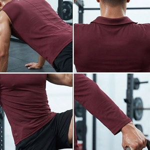 Adjustable Drawstring Men's Training Hoodie High Quality Polyester Cotton Blend Material Anti Wrinkle Eco Friendly Custom Hoodie - Product Image 6