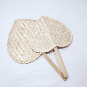 Abanicos de bambú estilo bohemio con forma de melocotón, abanicos de hoja de palma de alta calidad, abanicos de mano, cantidad al por mayor, precio económico - Product Image 4