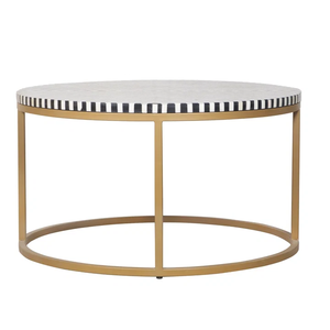 Modern Bone Inlay Coffee <b>Table</b> by FAIZA CRAFT Handmade with Storage for Living Room Hotels & More - Product Image 4
